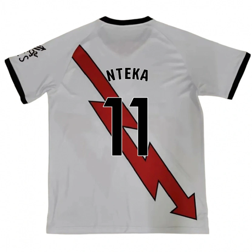 Danxen Niño Camiseta Randy Nteka #11 Rojo 2ª Equipación 2024/25 La Camisa