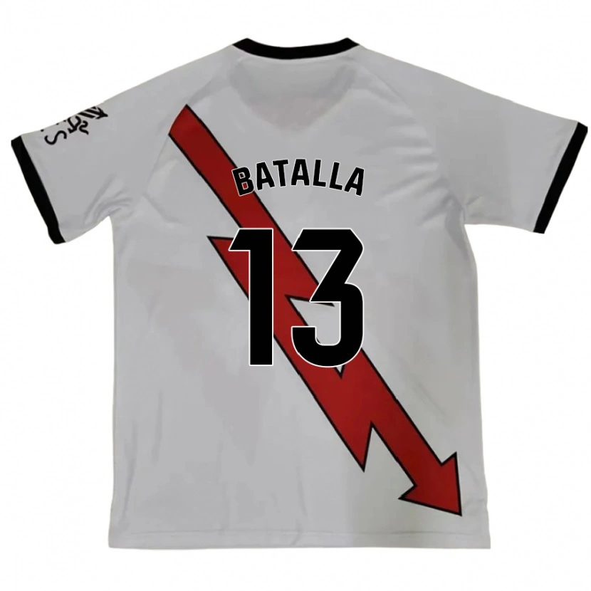 Danxen Niño Camiseta Augusto Batalla #13 Rojo 2ª Equipación 2024/25 La Camisa