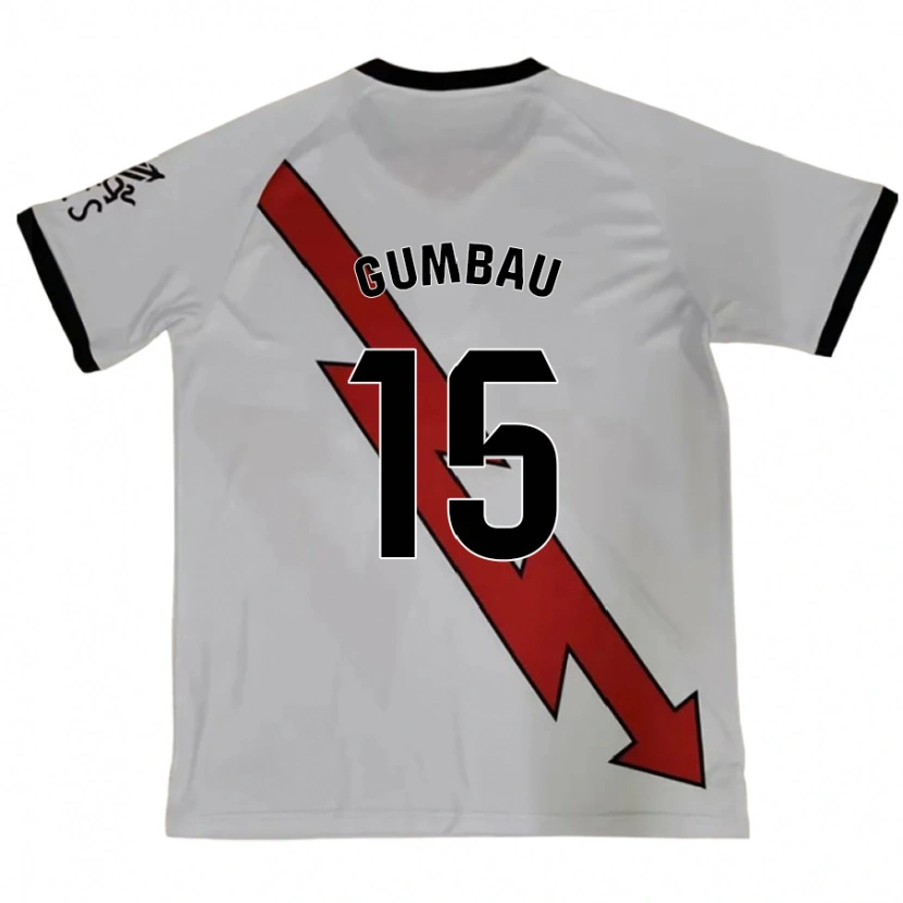 Danxen Niño Camiseta Gerard Gumbau #15 Rojo 2ª Equipación 2024/25 La Camisa