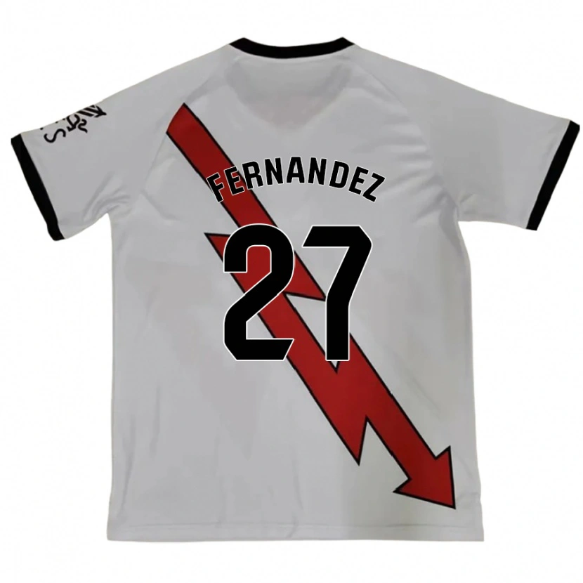 Danxen Niño Camiseta Pelayo Fernández #27 Rojo 2ª Equipación 2024/25 La Camisa