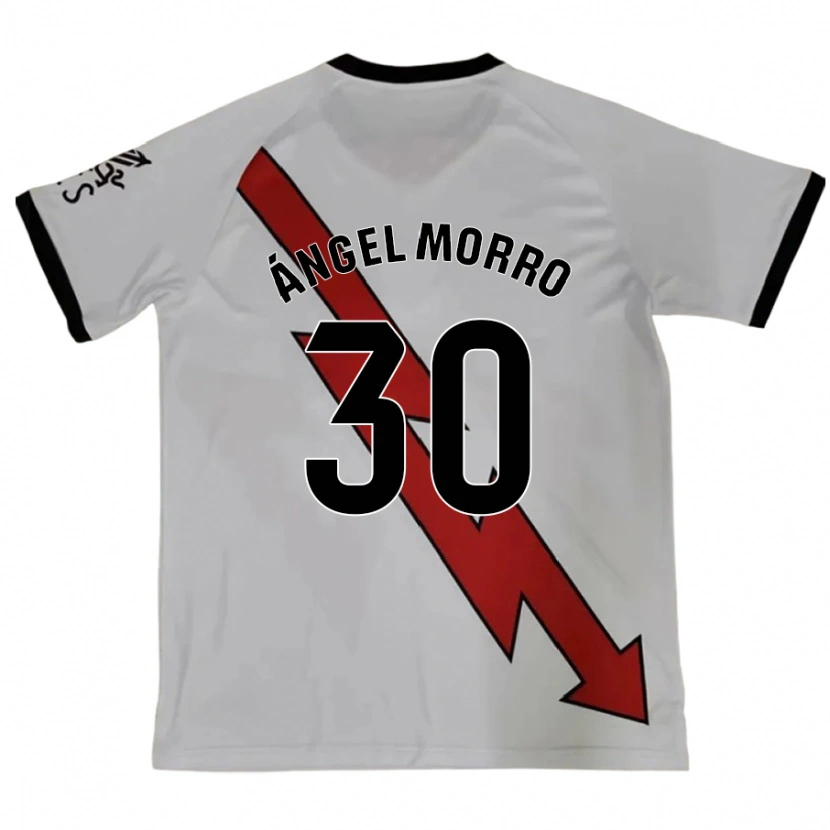 Danxen Niño Camiseta Miguel Ángel Morro #30 Rojo 2ª Equipación 2024/25 La Camisa