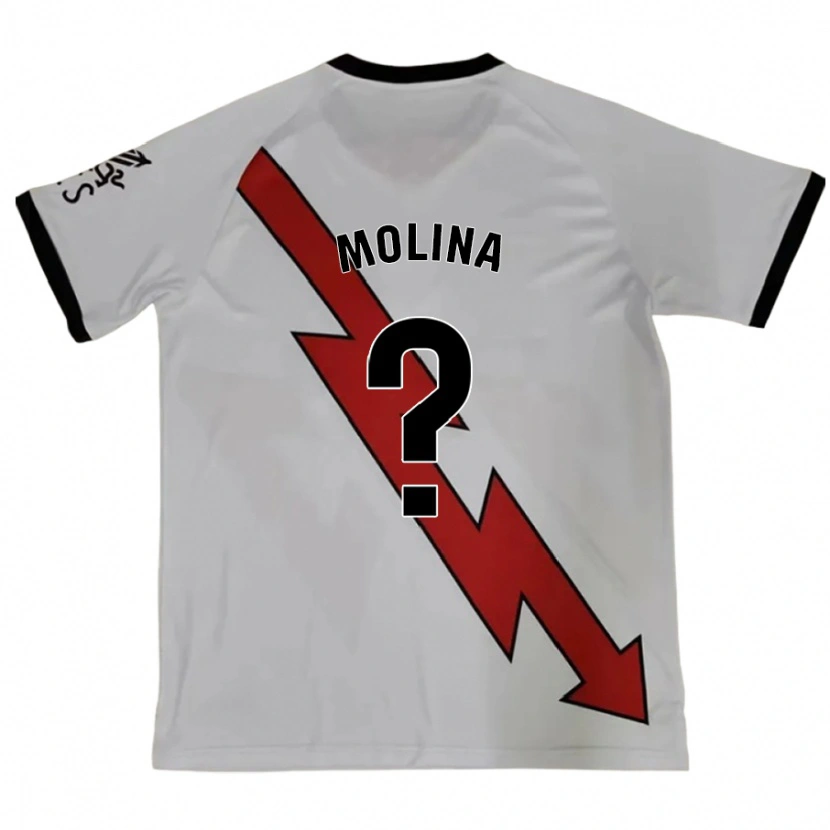 Danxen Niño Camiseta Adrián Molina #0 Rojo 2ª Equipación 2024/25 La Camisa