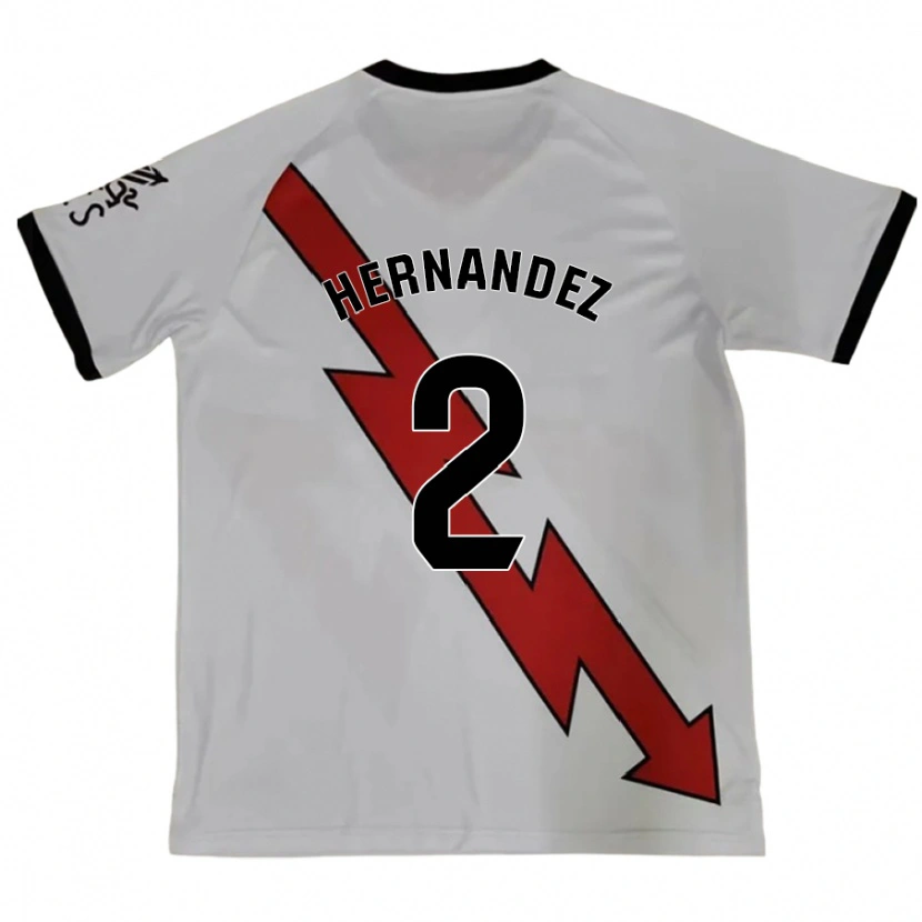 Danxen Niño Camiseta Marco Hernández #2 Rojo 2ª Equipación 2024/25 La Camisa