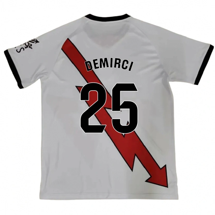 Danxen Niño Camiseta Mert Demirci #25 Rojo 2ª Equipación 2024/25 La Camisa