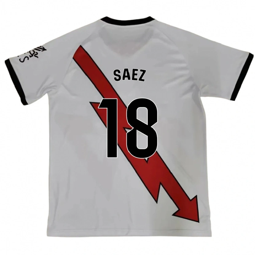 Danxen Niño Camiseta Camila Sáez #18 Rojo 2ª Equipación 2024/25 La Camisa