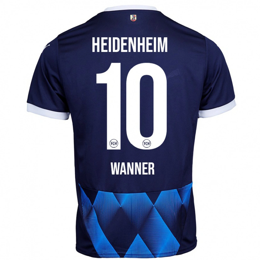 Danxen Niño Camiseta Paul Wanner #10 Azul Marino Oscuro 2ª Equipación 2024/25 La Camisa