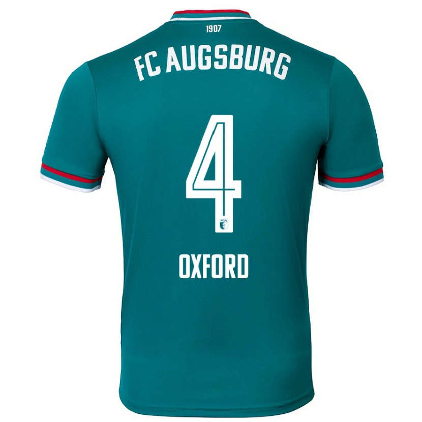 Danxen Niño Camiseta Reece Oxford #4 Verde Oscuro 2ª Equipación 2024/25 La Camisa