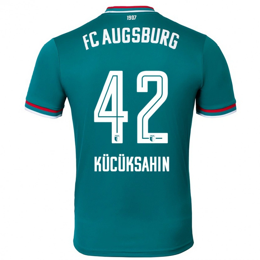 Danxen Niño Camiseta Mahmut Kücüksahin #42 Verde Oscuro 2ª Equipación 2024/25 La Camisa