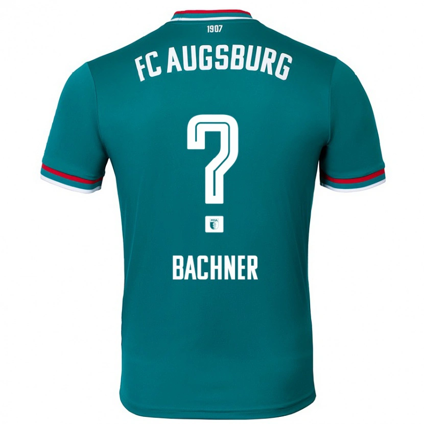 Danxen Niño Camiseta Max Bachner #0 Verde Oscuro 2ª Equipación 2024/25 La Camisa