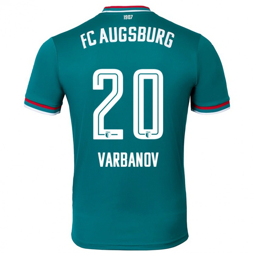 Danxen Niño Camiseta Svetoslav Varbanov #20 Verde Oscuro 2ª Equipación 2024/25 La Camisa