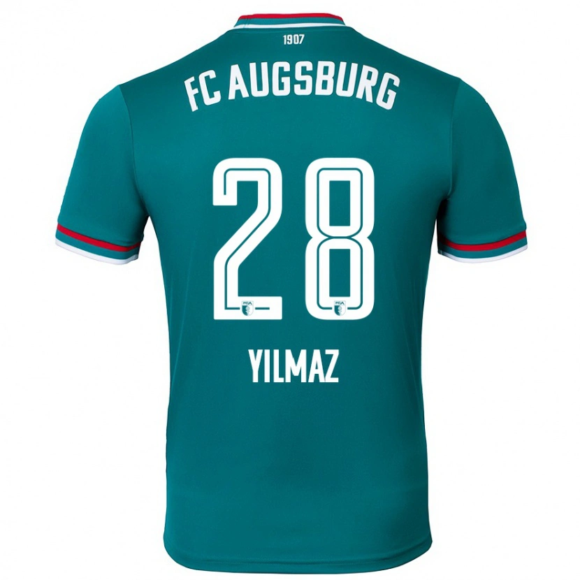 Danxen Niño Camiseta Tuna Yilmaz #28 Verde Oscuro 2ª Equipación 2024/25 La Camisa