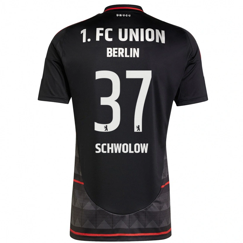 Danxen Niño Camiseta Alexander Schwolow #37 Negro 2ª Equipación 2024/25 La Camisa