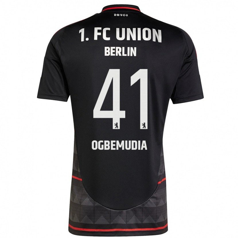 Danxen Niño Camiseta Oluwaseun Ogbemudia #41 Negro 2ª Equipación 2024/25 La Camisa