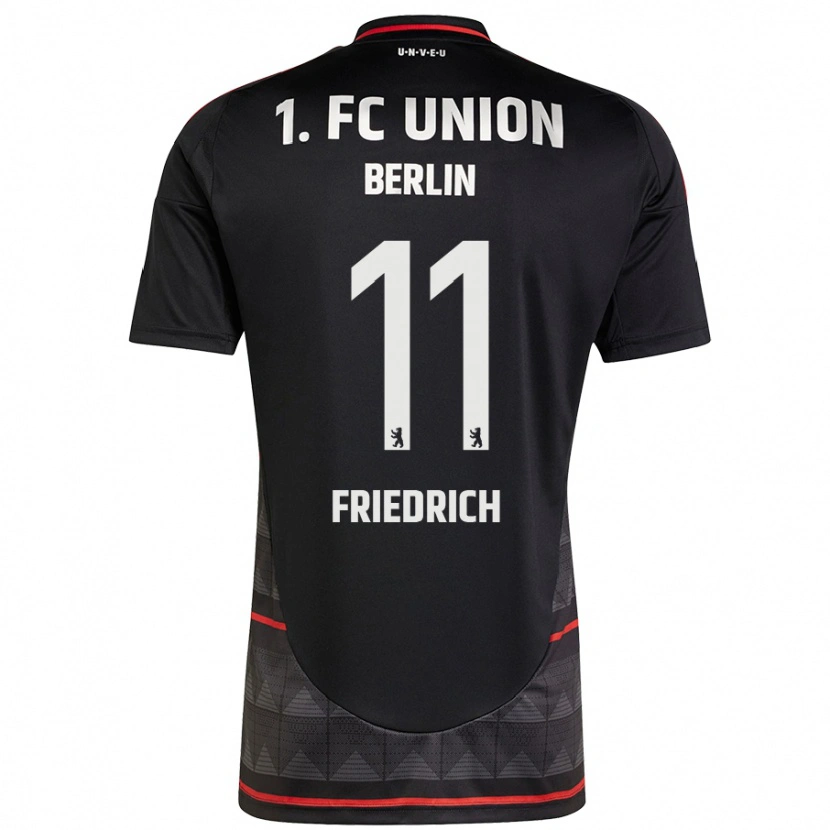 Danxen Niño Camiseta Julien Friedrich #11 Negro 2ª Equipación 2024/25 La Camisa