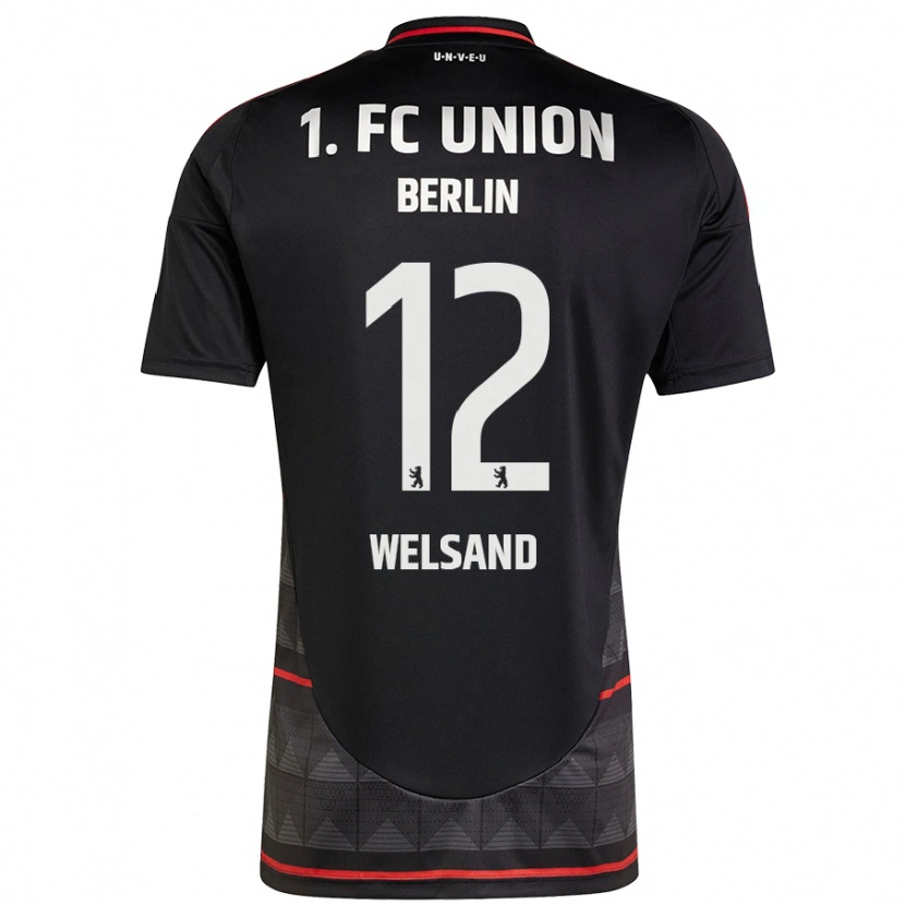 Danxen Niño Camiseta Oskar Welsand #12 Negro 2ª Equipación 2024/25 La Camisa