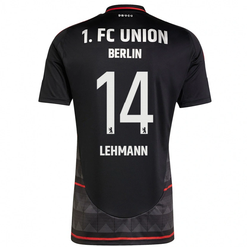 Danxen Niño Camiseta Noah Lehmann #14 Negro 2ª Equipación 2024/25 La Camisa