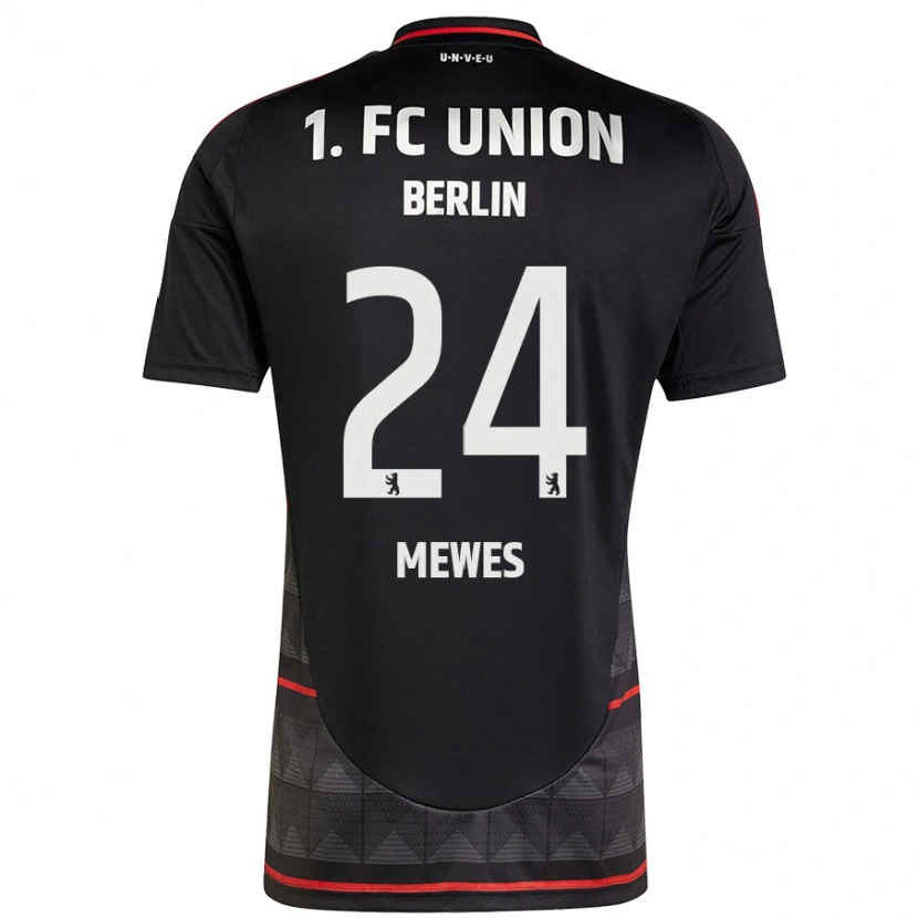 Danxen Niño Camiseta Gennaro Mewes #24 Negro 2ª Equipación 2024/25 La Camisa