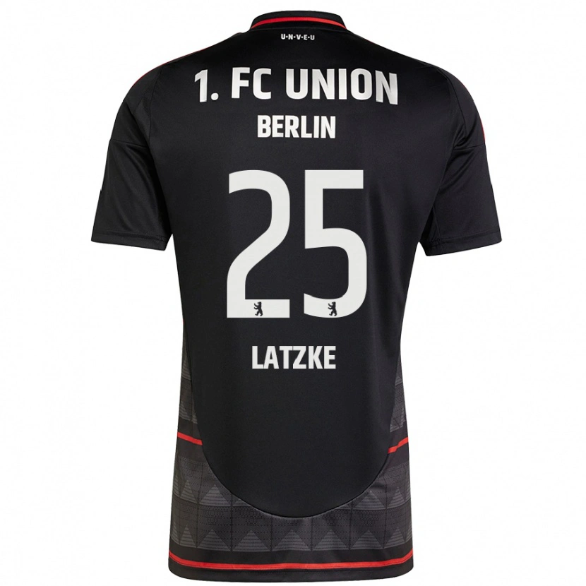 Danxen Niño Camiseta Jannes Latzke #25 Negro 2ª Equipación 2024/25 La Camisa