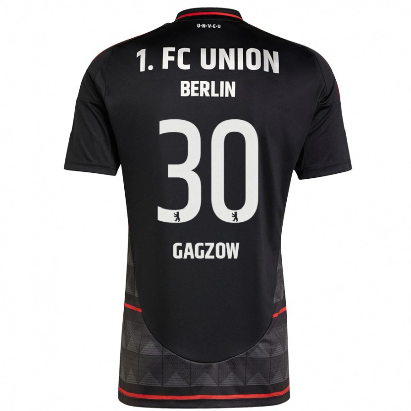 Danxen Niño Camiseta Fritz Gagzow #30 Negro 2ª Equipación 2024/25 La Camisa