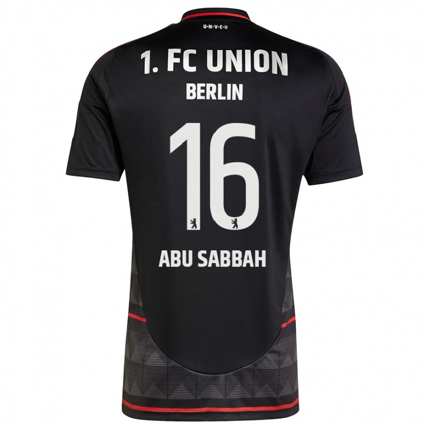 Danxen Niño Camiseta Sarah Abu Sabbah #16 Negro 2ª Equipación 2024/25 La Camisa