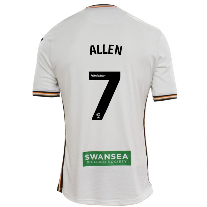 Danxen Hombre Camiseta Joe Allen #7 Blanco 1ª Equipación 2024/25 La Camisa