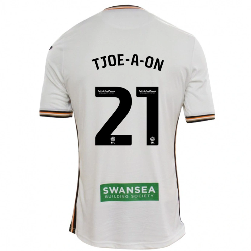 Danxen Hombre Camiseta Nathan Tjoe-A-On #21 Blanco 1ª Equipación 2024/25 La Camisa