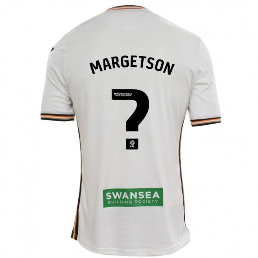 Danxen Hombre Camiseta Kit Margetson #0 Blanco 1ª Equipación 2024/25 La Camisa