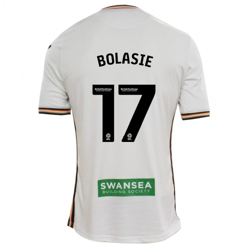 Danxen Hombre Camiseta Yannick Bolasie #17 Blanco 1ª Equipación 2024/25 La Camisa