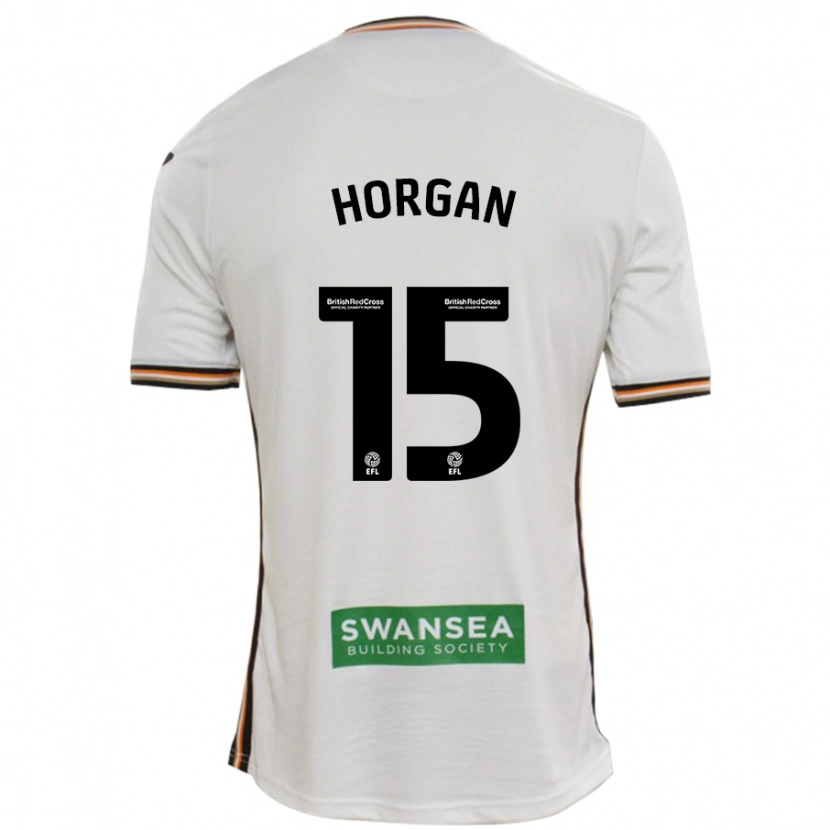 Danxen Hombre Camiseta Gwenan Horgan #15 Blanco 1ª Equipación 2024/25 La Camisa