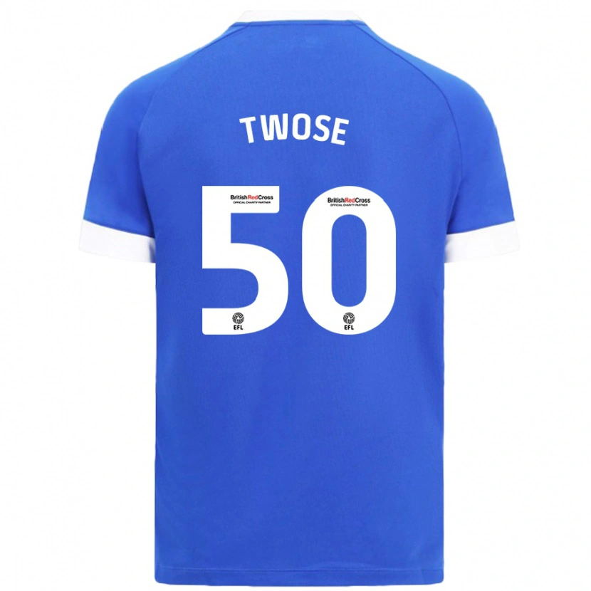 Danxen Hombre Camiseta Cody Twose #50 Azul Cielo 1ª Equipación 2024/25 La Camisa