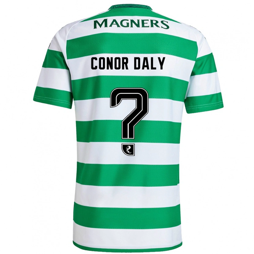 Danxen Hombre Camiseta Conor Daly #0 Verde Blanco 1ª Equipación 2024/25 La Camisa