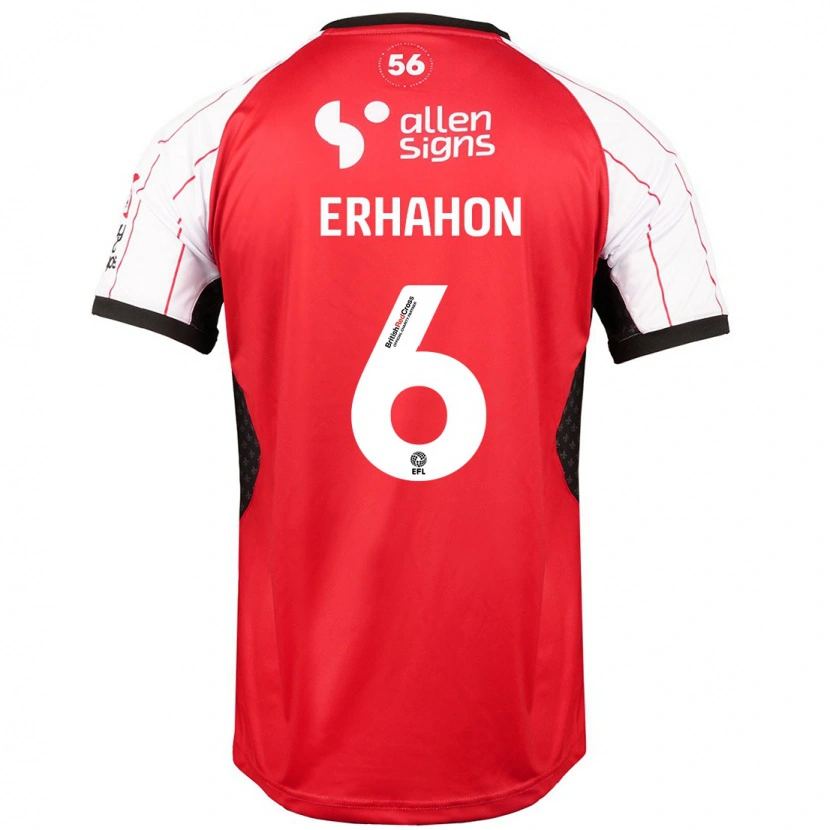 Danxen Hombre Camiseta Ethan Erhahon #6 Blanco 1ª Equipación 2024/25 La Camisa