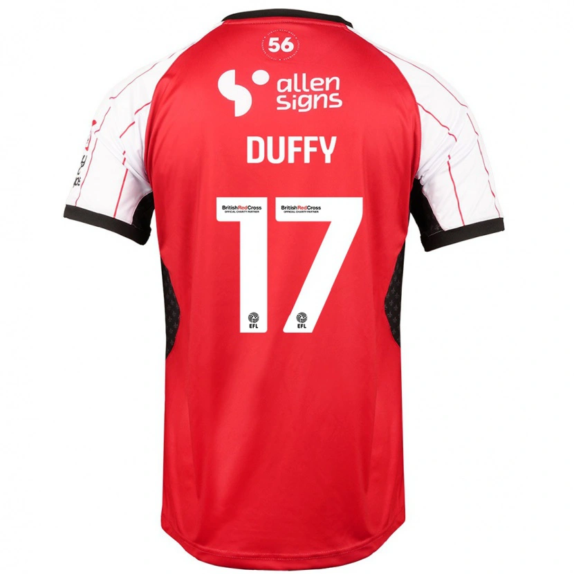 Danxen Hombre Camiseta Dylan Duffy #17 Blanco 1ª Equipación 2024/25 La Camisa