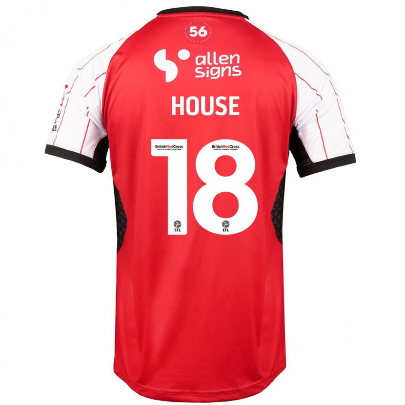 Danxen Hombre Camiseta Ben House #18 Blanco 1ª Equipación 2024/25 La Camisa