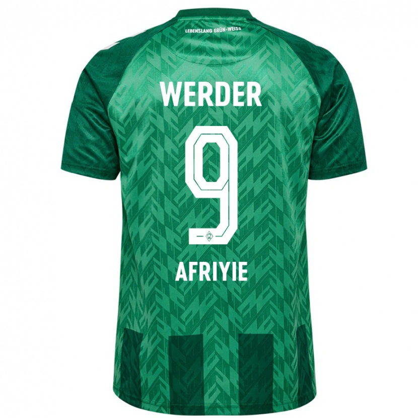 Danxen Hombre Camiseta Neal Afriyie #9 Verde 1ª Equipación 2024/25 La Camisa