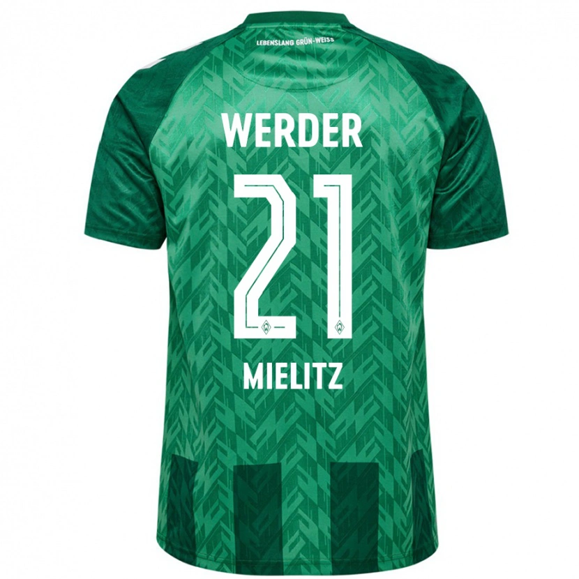 Danxen Hombre Camiseta Sebastian Mielitz #21 Verde 1ª Equipación 2024/25 La Camisa