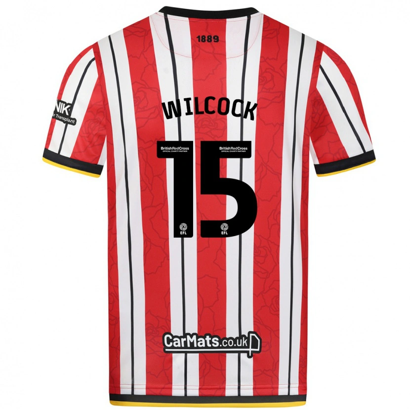 Danxen Hombre Camiseta Tamara Wilcock #15 Rojo Blanco Rayas 1ª Equipación 2024/25 La Camisa