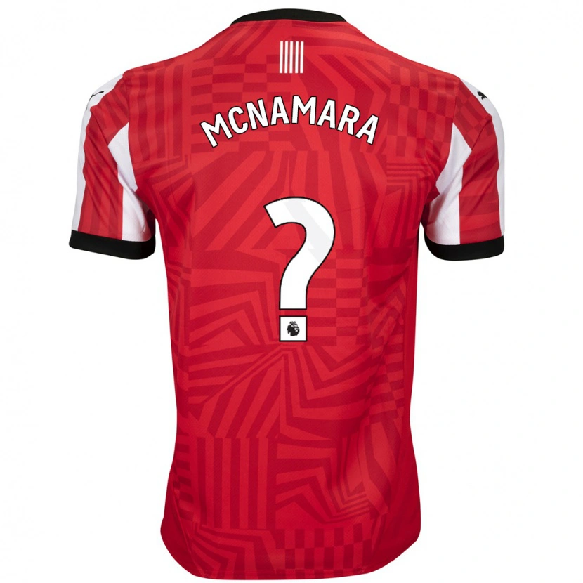 Danxen Hombre Camiseta Josh Mcnamara #0 Rojo Blanco 1ª Equipación 2024/25 La Camisa