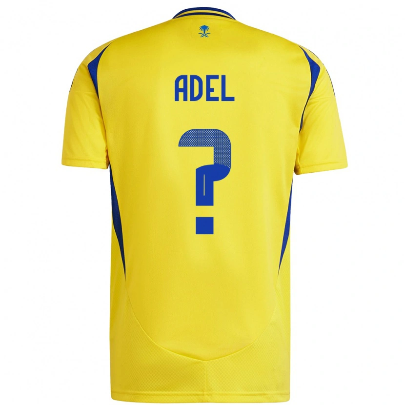 Danxen Hombre Camiseta Aida Adel #0 Amarillo Azul 1ª Equipación 2024/25 La Camisa