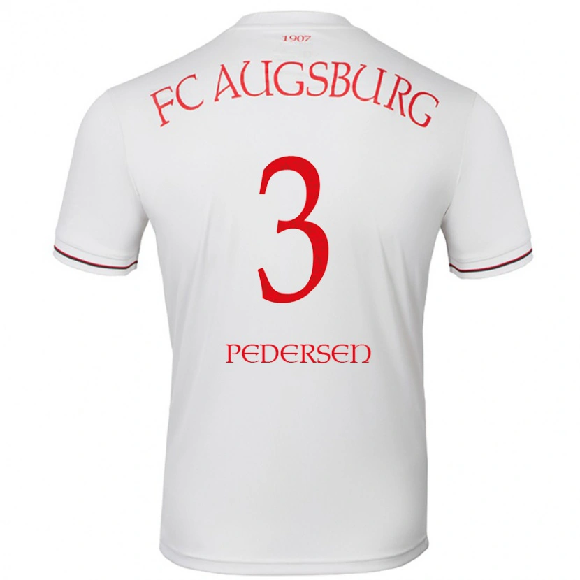 Danxen Hombre Camiseta Mads Pedersen #3 Blanco 1ª Equipación 2024/25 La Camisa