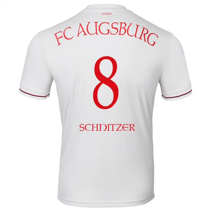 Danxen Hombre Camiseta Tim Schnitzer #8 Blanco 1ª Equipación 2024/25 La Camisa