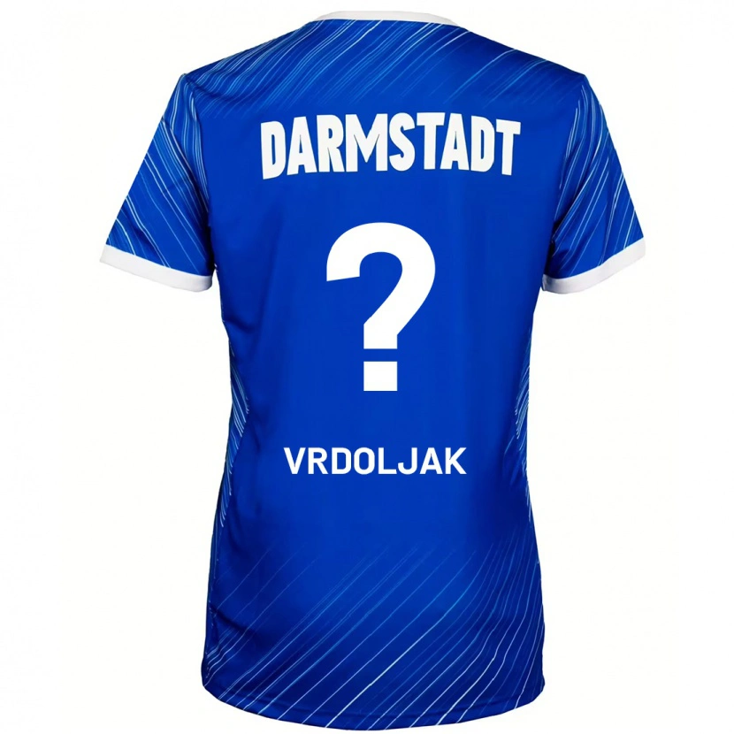 Danxen Hombre Camiseta Tomislav Vrdoljak #0 Azul Blanco 1ª Equipación 2024/25 La Camisa