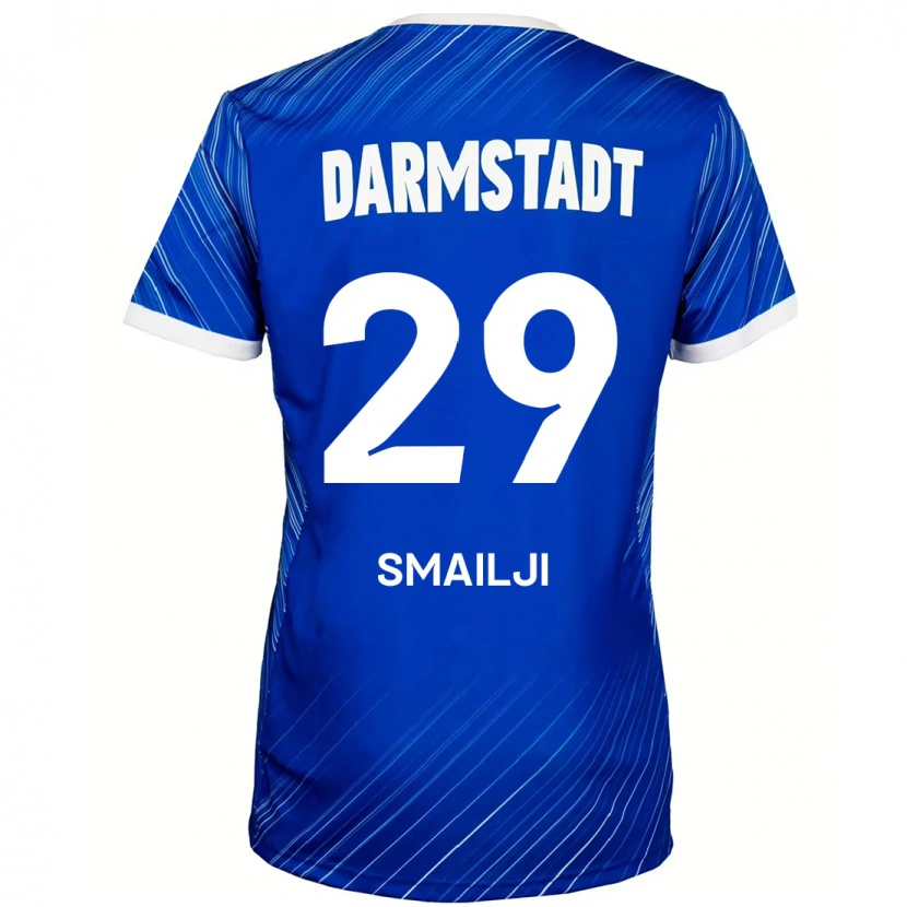 Danxen Hombre Camiseta Esad Smailji #29 Azul Blanco 1ª Equipación 2024/25 La Camisa