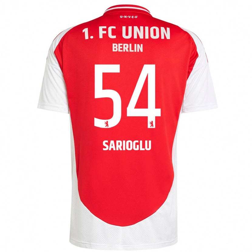 Danxen Hombre Camiseta Defne Sarıoğlu #54 Rojo Blanco 1ª Equipación 2024/25 La Camisa