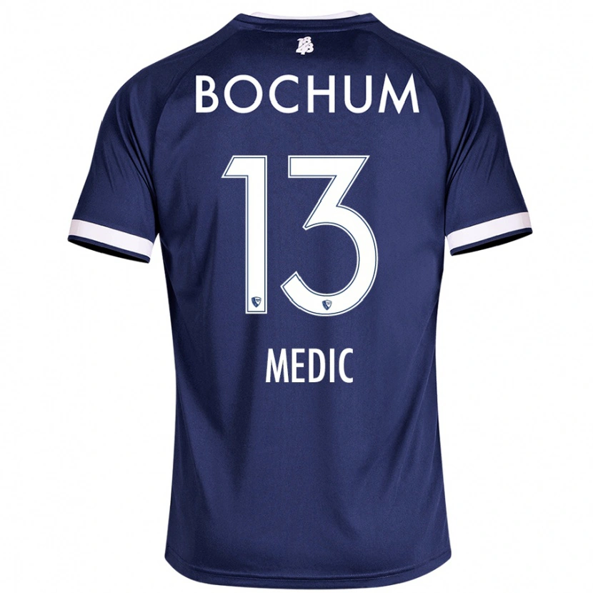 Danxen Hombre Camiseta Jakov Medic #13 Azul Oscuro 1ª Equipación 2024/25 La Camisa