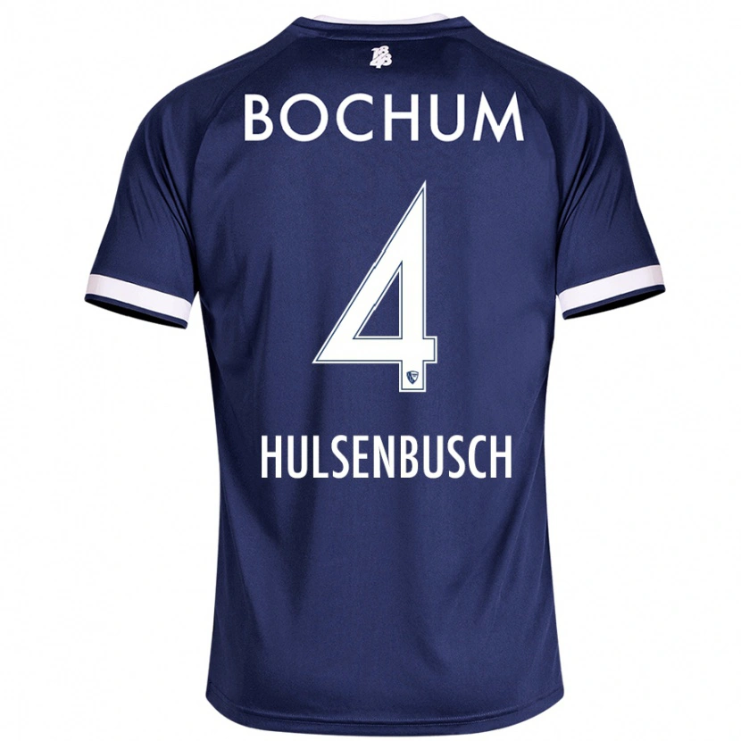 Danxen Hombre Camiseta Daniel Hülsenbusch #4 Azul Oscuro 1ª Equipación 2024/25 La Camisa