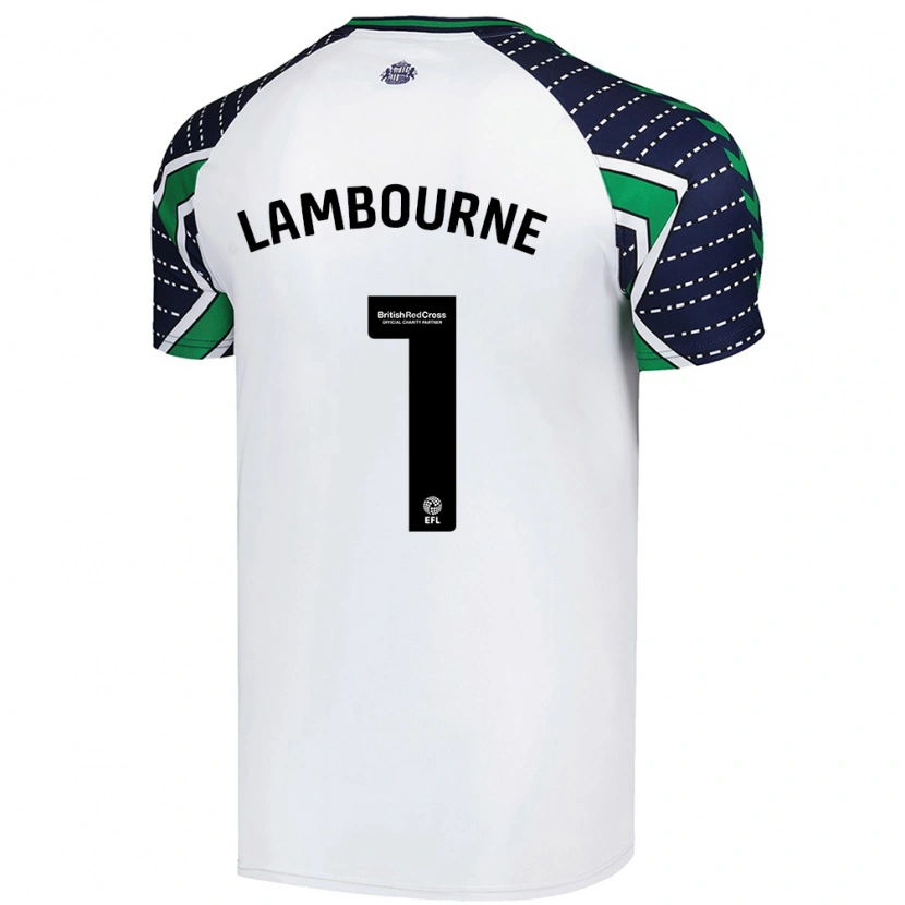 Danxen Hombre Camiseta Demi Lambourne #1 Blanco 2ª Equipación 2024/25 La Camisa