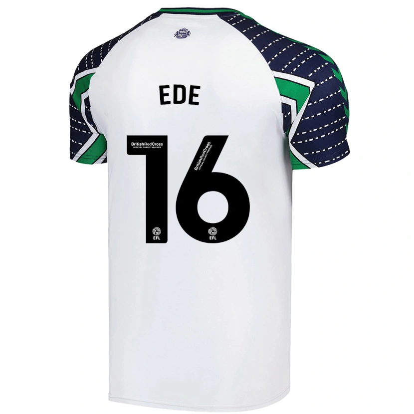 Danxen Hombre Camiseta Grace Ede #16 Blanco 2ª Equipación 2024/25 La Camisa