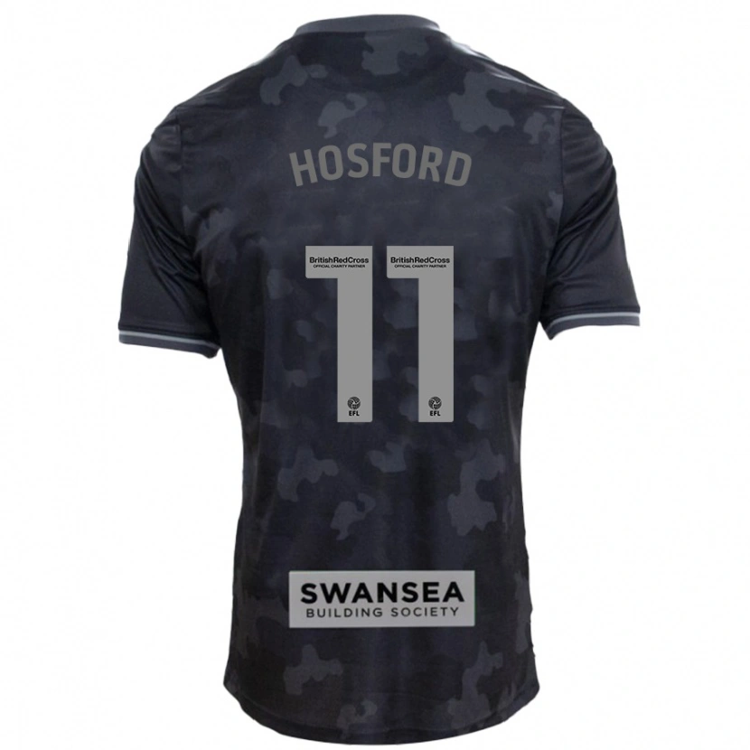 Danxen Hombre Camiseta Katy Hosford #11 Negro 2ª Equipación 2024/25 La Camisa