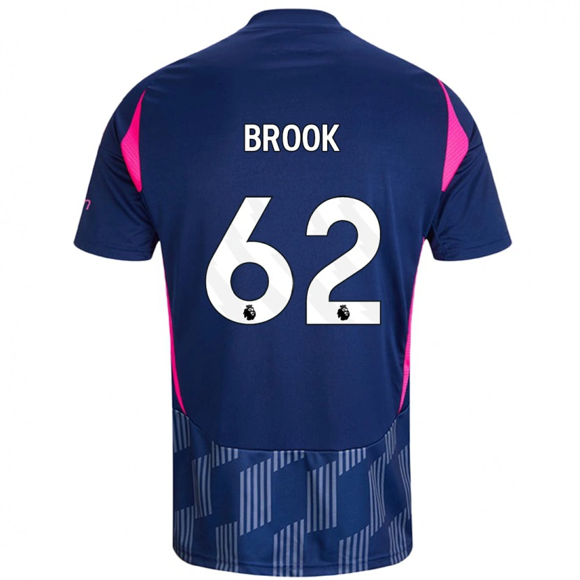 Danxen Hombre Camiseta Will Brook #62 Azul Real Rosa 2ª Equipación 2024/25 La Camisa